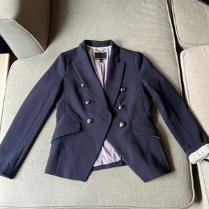 Navy Banana Republic blazer